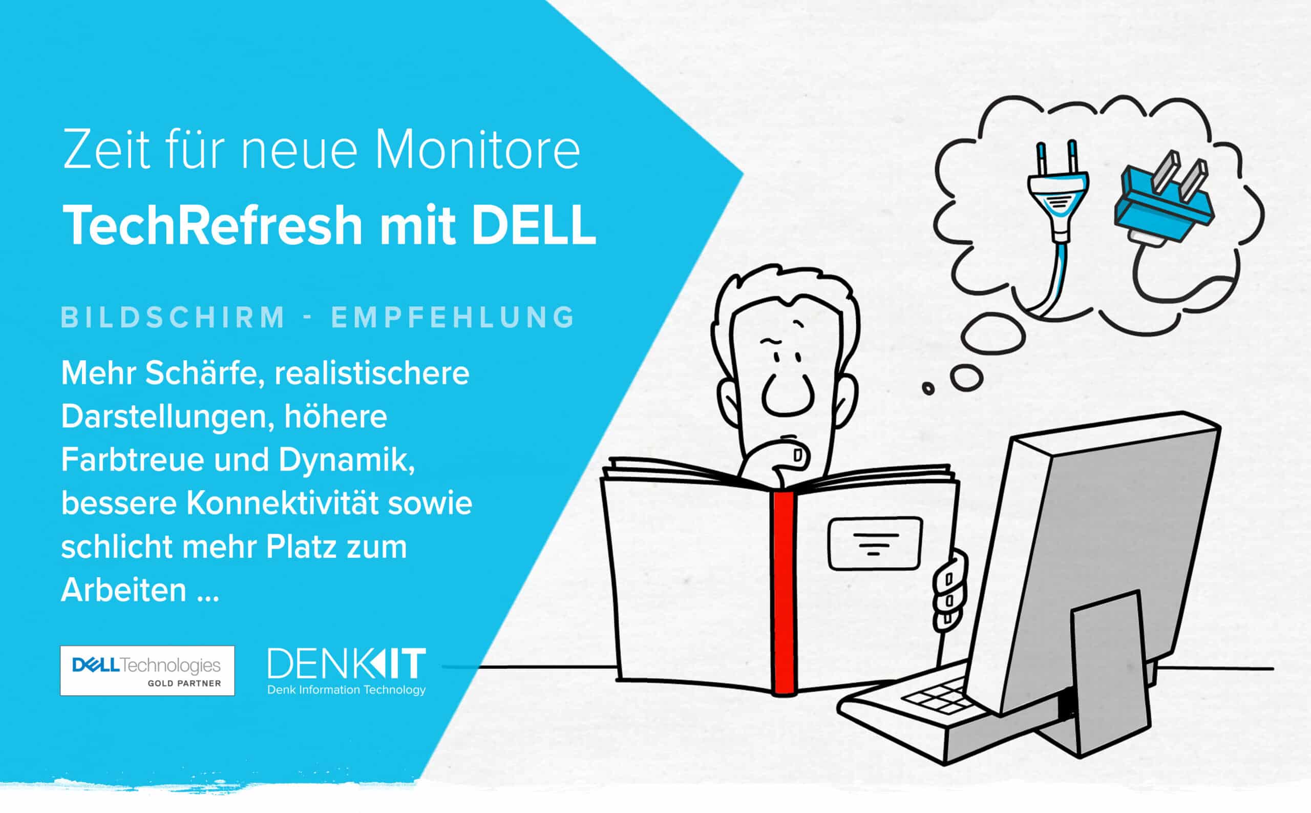 Dell Techrefresh Monitor Bildschirm Empfehlungen